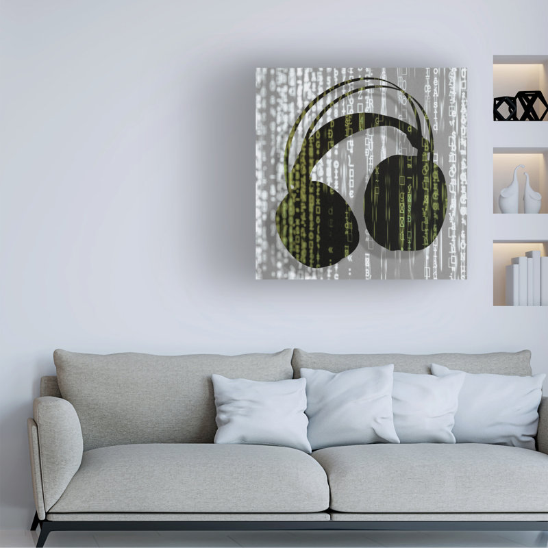 Art sur toile «ologa bologola », H 14 po x l 14 po