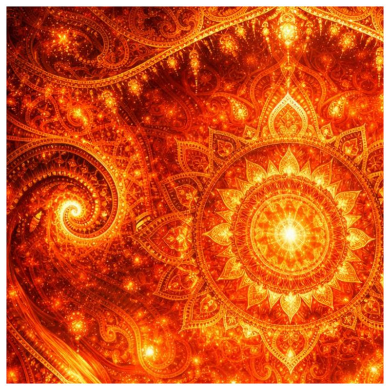 Couvertures complexes d'art mandala, 60 po L x 80 po H