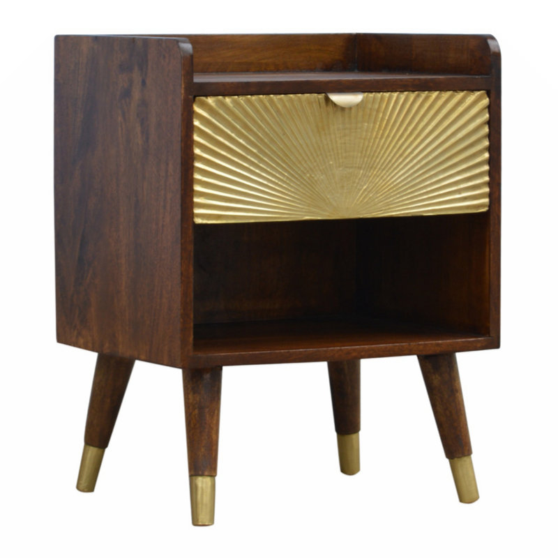 Dragoja 18'' W Solid Wood Nightstand