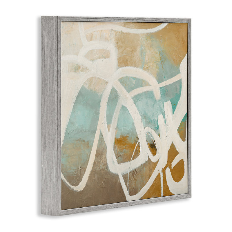  «Neutral Design With Squiggle», estampe numérique de Design Fabrikken, H 24 po x l 24 po, Estampe numérique Farmhouse
