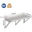Stainless Steel Bracket Shelf-1108417770