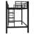 Sturdy Metal Loft Bed, Featuring A Easy  Climbing Ladder And Safety Guardrails-1491559007