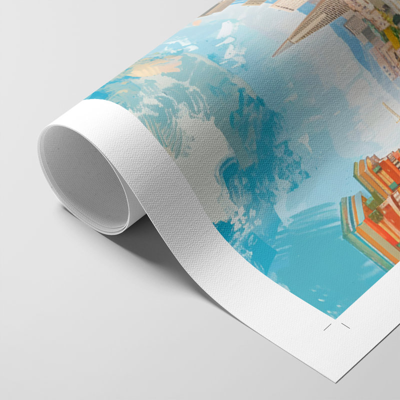 Paysages de la série Cccxxxxi - Impression sur toile seulement - non encadrée, H 27 po x l 18 po