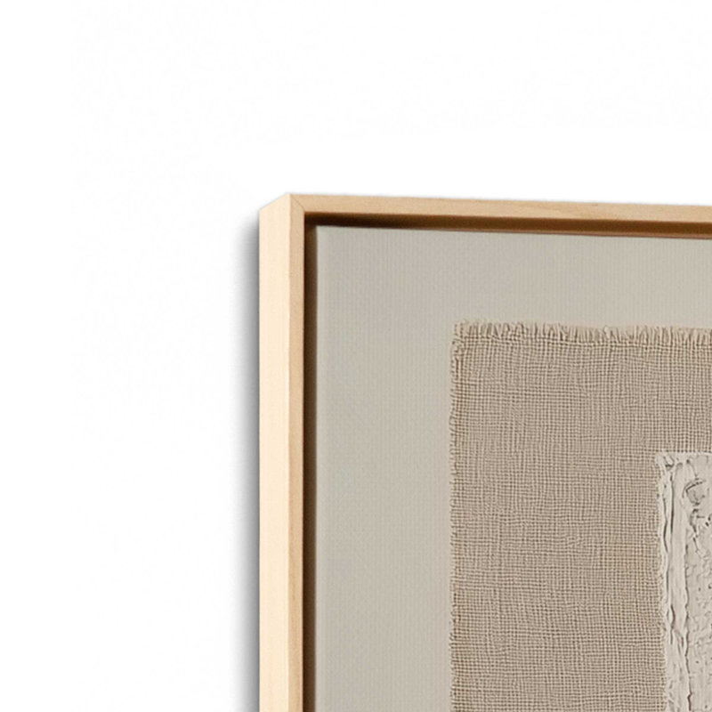 Silent Form Set of 2 Prints, 12" x 12", American Maple Floater Frame