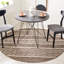 Tapis rayé en jute / laine Malsbury-50754139