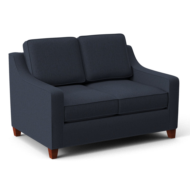 Clark 54" Square Arm Sofa Bed, BM Cherry, Archetype Admiral