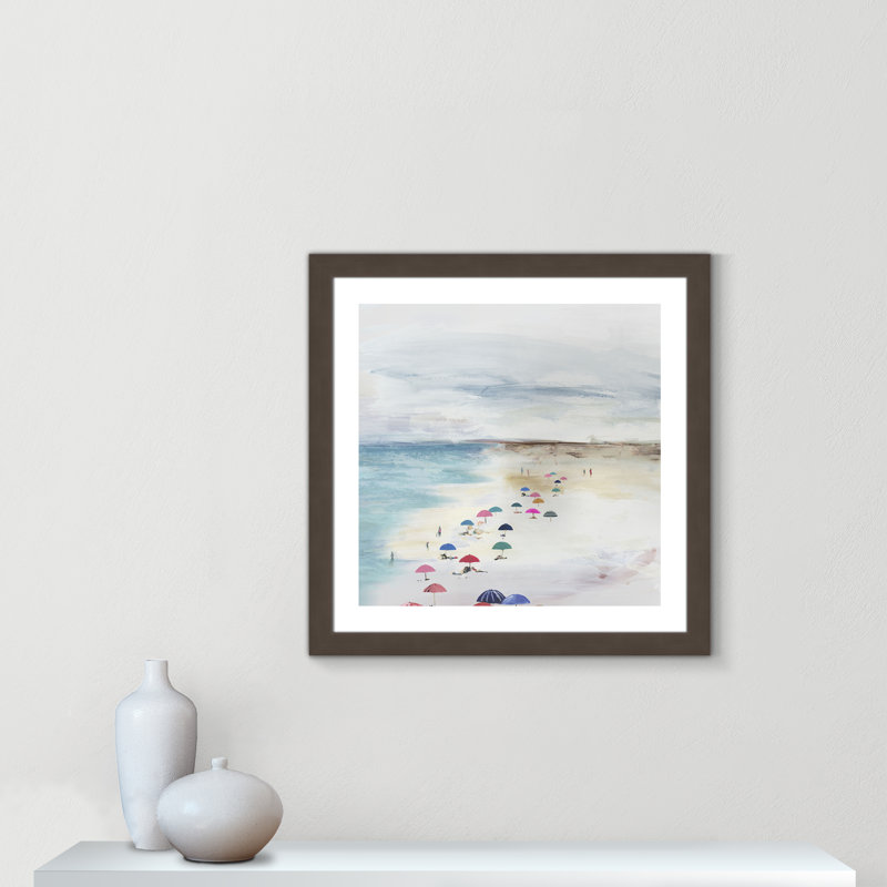 Summer Solitude - reproduction de cadre photo, H 33,5 po x l 33,5 po x P 1,25 po, Cadre bronze industriel brossé