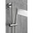 Handheld Shower With 28 - Inch Slide Bar And 59 Hose, Adjustable Height Feature, Brushed Nickel Stainless, Relaxing Experience Finish, Robust Stainless Steel Build, Multiple Spray Options