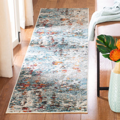 Tapis gris / bleu Gammage