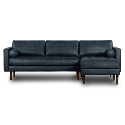 Napa Full-Grain Genuine Italian Leather Sectional