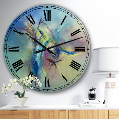 Horloge murale surdimensionnée Focused Intention