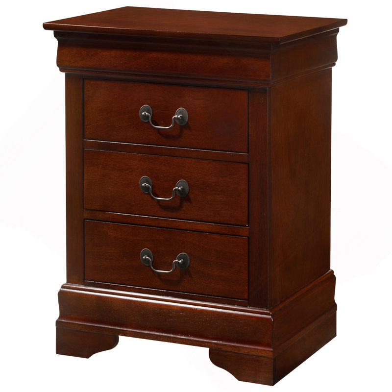 Elegant Cherry Wood Nightstand