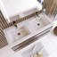 Meuble-lavabo double avec plateau en résine 47,05 po Reggina-1540794853