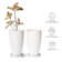 Tall Large Round Planters 2 Pack, Large Planter Pots for Front Door