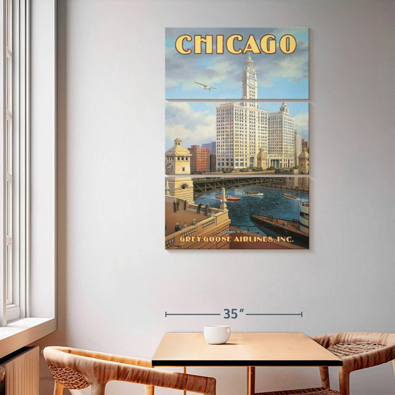 Sirci Chicago, H 65 po x l 42 po