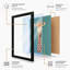 Giraffe Portrait Modern 1 Piece Single Picture Frame Wall Art-136692853-136692855