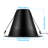 6" Recessed Light Baffle Trim, Full Metal, Anti-Glare Ceiling Can Light Trim for 6" Recessed Can, Matte Black-128866131
