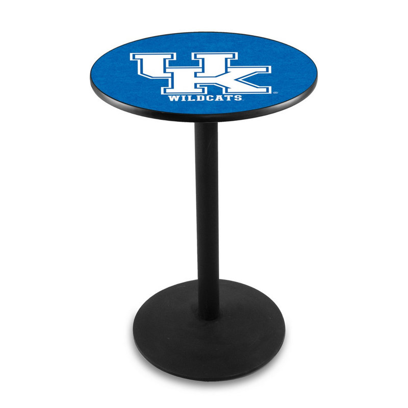 Table bistro NCAA, Ride noire, Université du Kentucky - UK Logo
