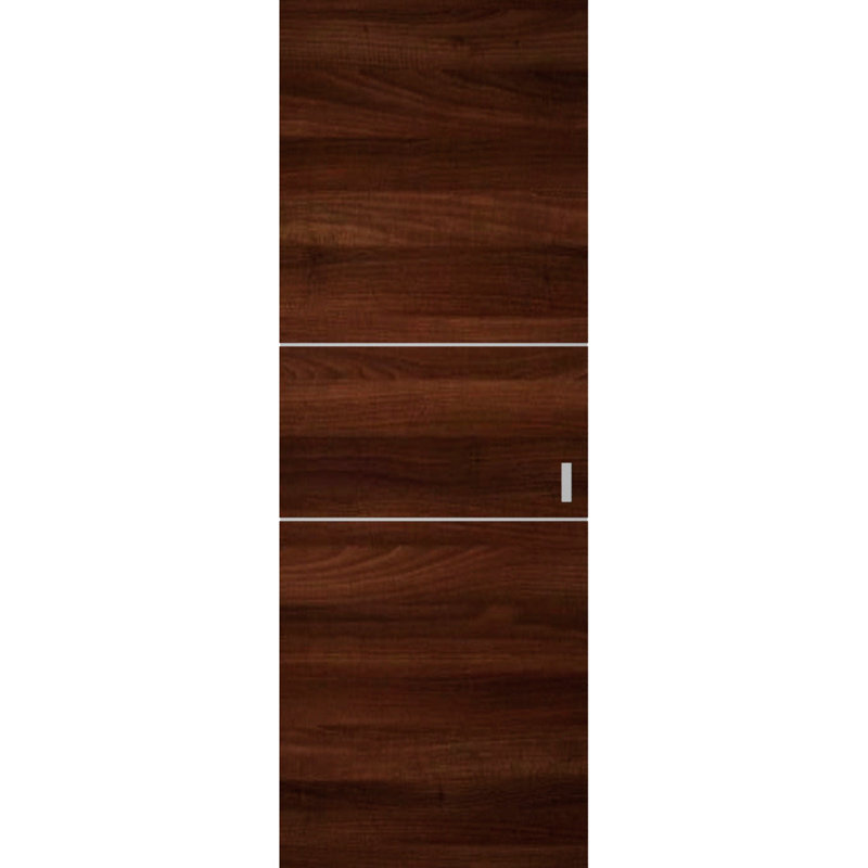 Hidden Barn | Planum 0110 | Sturdy Finished Doors | Magic Concealed Sliding Set, 36" x 84"