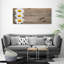 Daisies Wood - No Frame Print on Canvas