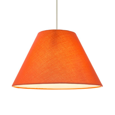 Traditional 8 Inch Vivid Cotton Fabric Coolie Lamp Shade By Happy Homewares
