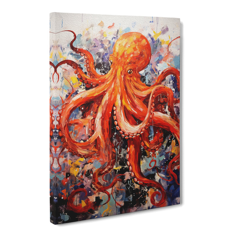 Octopus Expressionism No.2 - No Frame Print