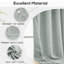 Aspire Homeware Linen 100% Blackout Curtain Pair for Hotel Style Bedroom Comfort-20591632-20591620