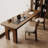 78.74"Light walnut Rectangular Solid Wood desks-107486564