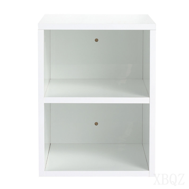 12 Inch Small Wall Mounted Storage Shelves, Suitable For Small Bathroom, Glossy White (Kd-Packing)