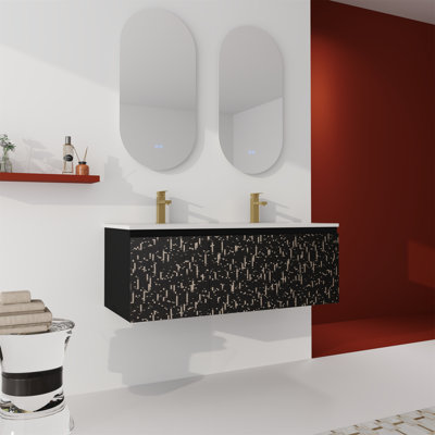 Meuble-lavabo mural