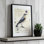 «Wheatear» par Deborah Revell, reproduction d'art sur toile
