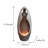 27.55" H Resin Outdoor Water Fountain with LED Lights & Cascading Waterfall, Modern Freestanding Floor Fountain with Stone-Like Finish for Garden Patio Indoor Decor