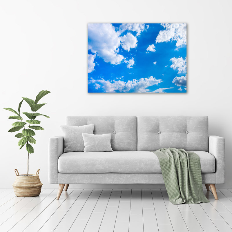 Clouds In The Sky - Unframed Art Prints on Glass