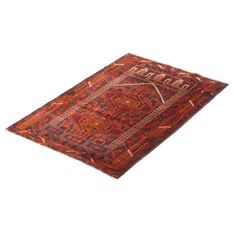 Teimani Burgundy Rug 3'1" x 4'7"