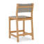 Pearl Teak Outdoor Counter Height Chair-818419249