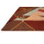 Presidential Hand Knotted Geometric Area Rug in Red/Pink-50181583