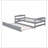 Platform Bed with Trundle-214341663