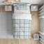Ensemble d'édredon léger Gen Plaid-109003727