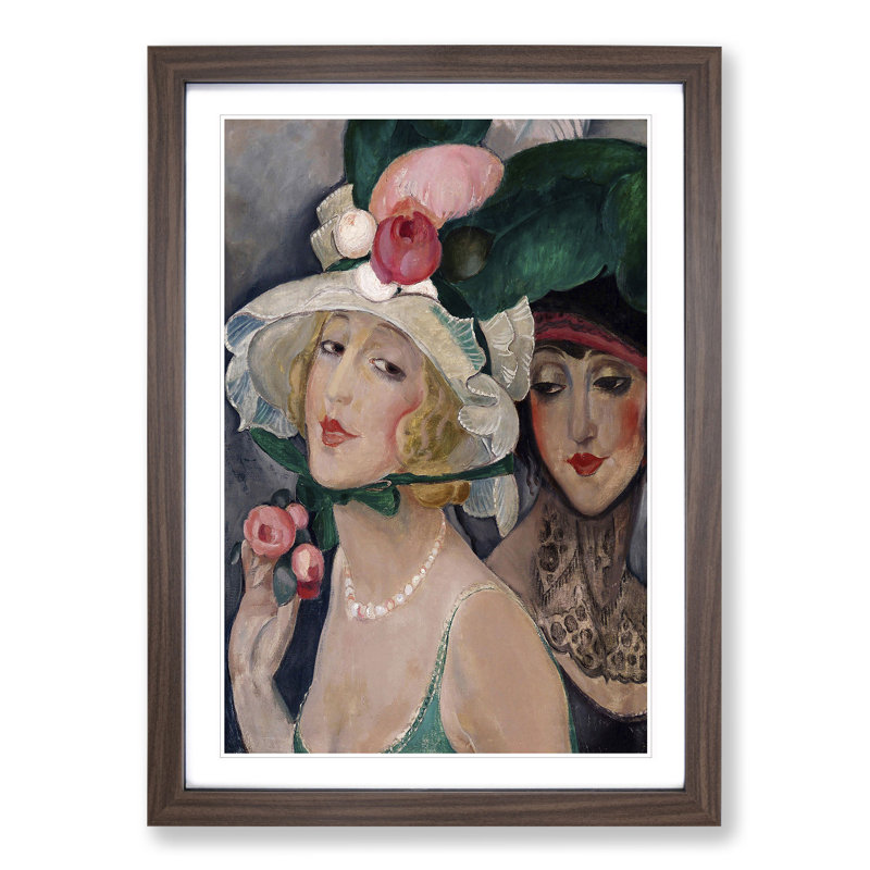 Dress Down Friday by Gerda Wegener - Picture Frame Painting, 48cm H x 36cm W x 2cm D, Walnut Framed