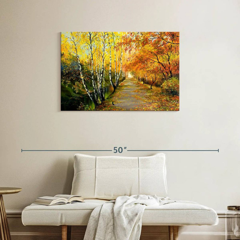 Autumn Painting, 24" H x 36" W