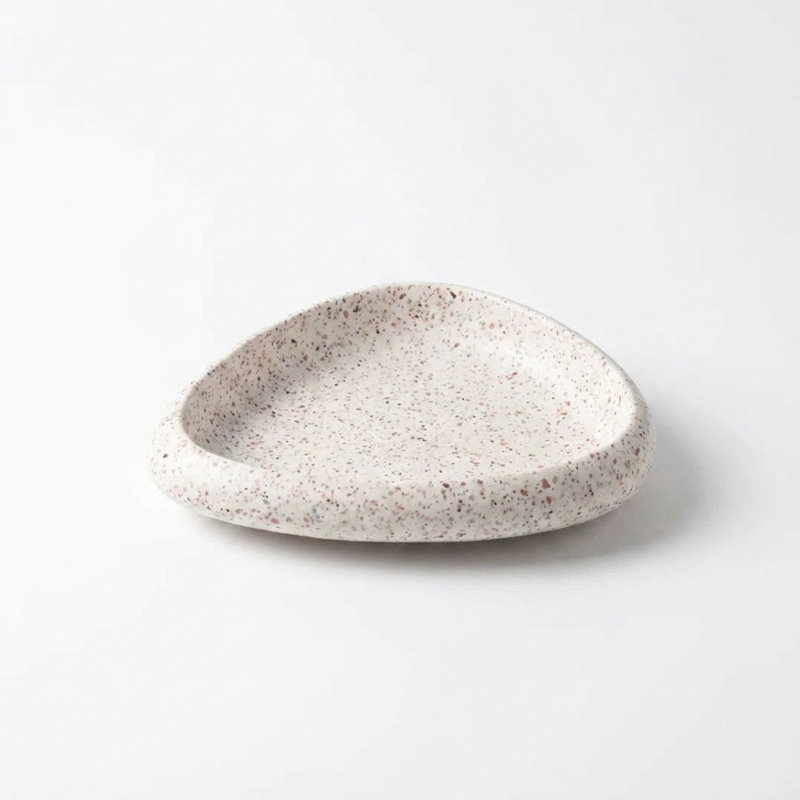 Soap Dish - Ceramic European Style, White