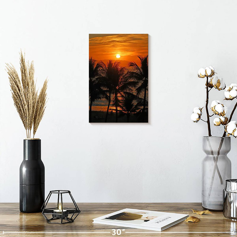 Palmiers Gillard Playa Sunset, H 12 po x l 8 po