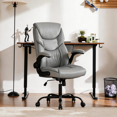 Iz Ergonomic Faux Leather Executive Chair