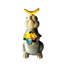 Statue solaire de lapin de Pâques pour l'extérieur