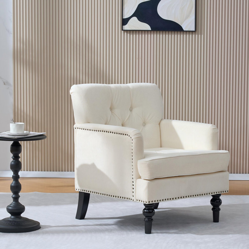 Fauteuil club H & M, Beige
