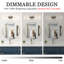 Éclairage pour salle de bain 2 lumières DEL à intensité variable-1790494196-1791040300-1790494197