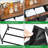 3-Compartment Laundry Sorter Hamper with Shelf, Drawers and Removable Fabric Bags