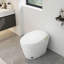 Toilette intelligente 17,3 "à hauteur confortable avec 4 modes de chasse d'eau Siège chauffant une pièce intelligent et séchoir à air chaud 4 modes de nettoyage Toilette intelligente moderne avec bidet-126142131