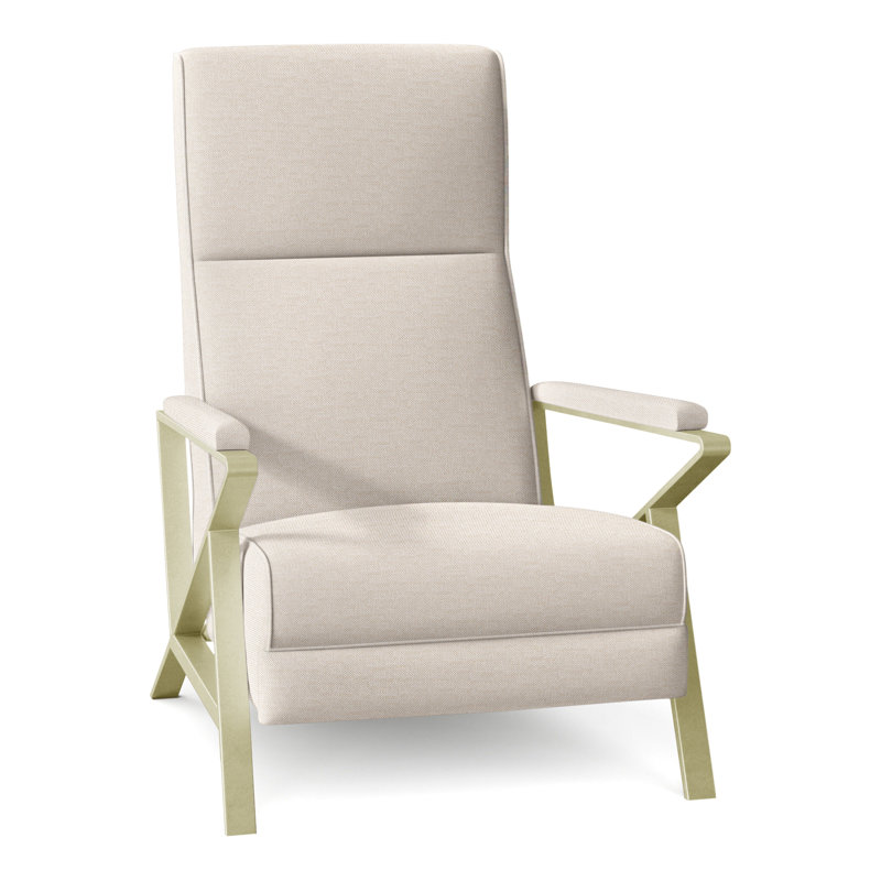 Infinity Recliner, Brushed Brass, Perigold Tres Chic Bone