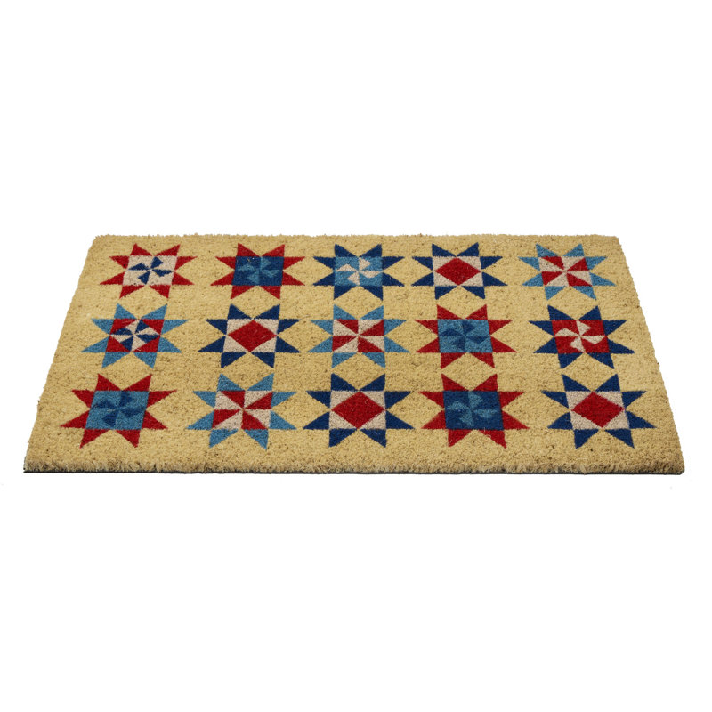 Patriotic Quilt Doormat 18x30